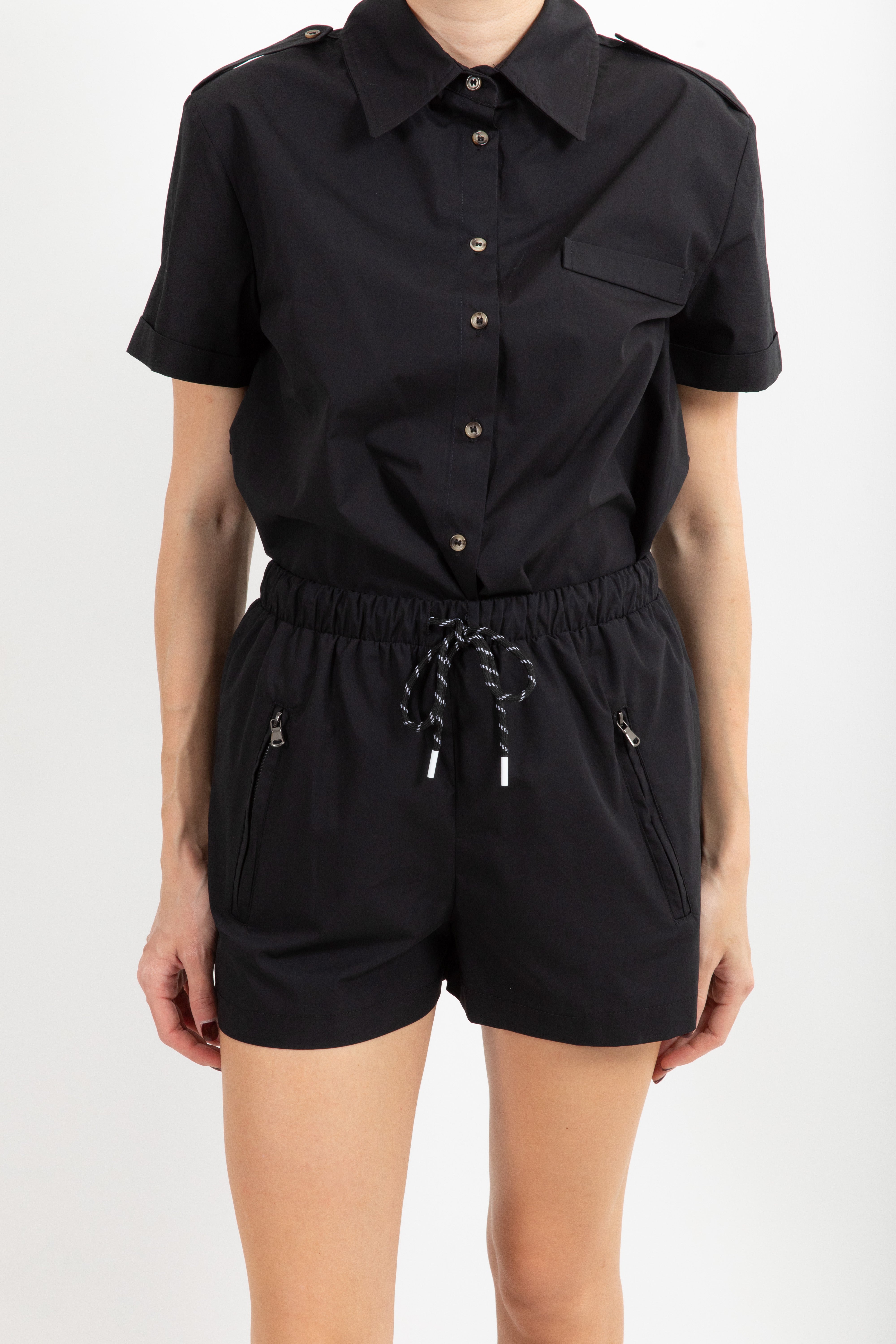 Coordinato camicia e shorts in cotone ViCOLO