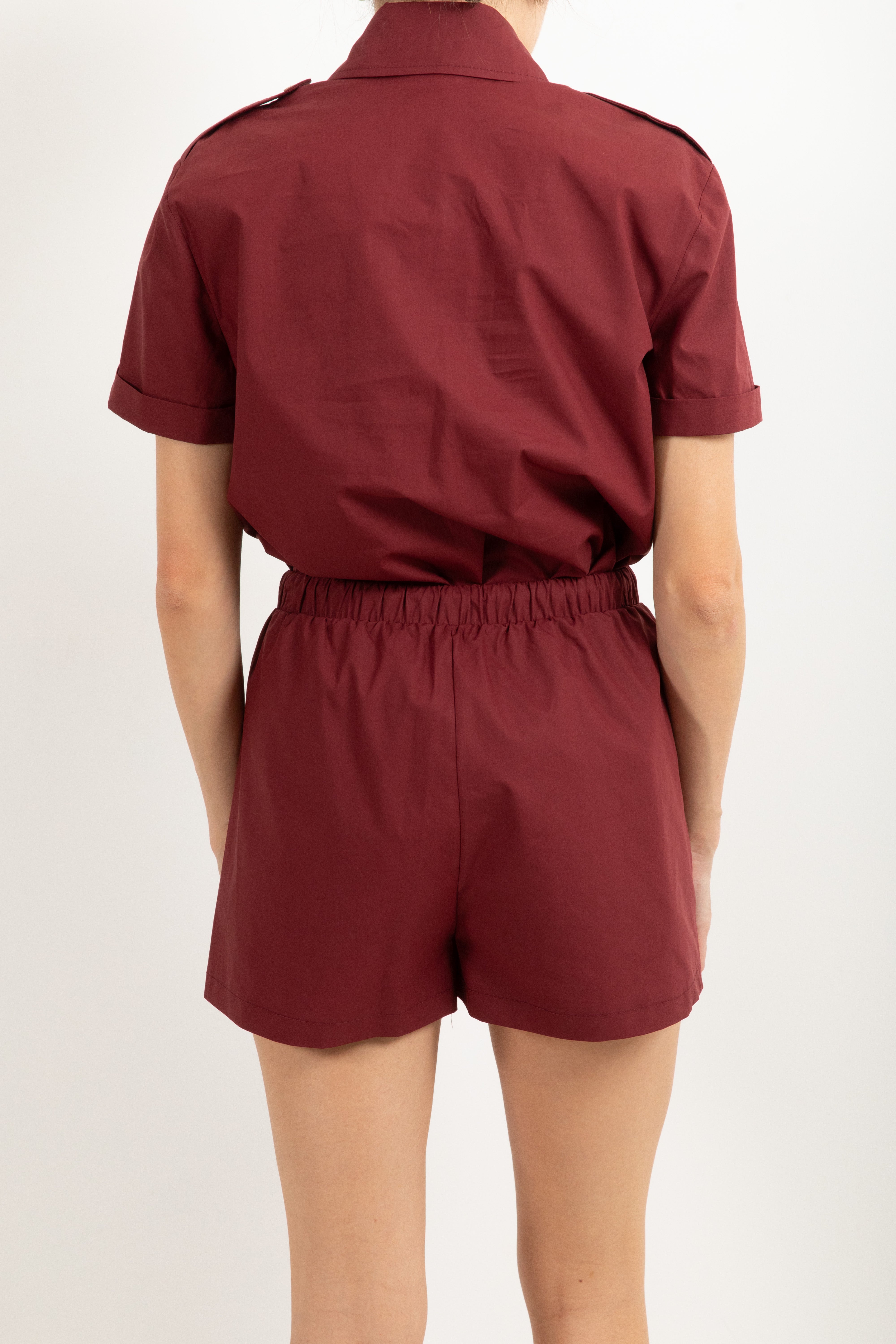 Coordinato camicia e shorts in cotone ViCOLO