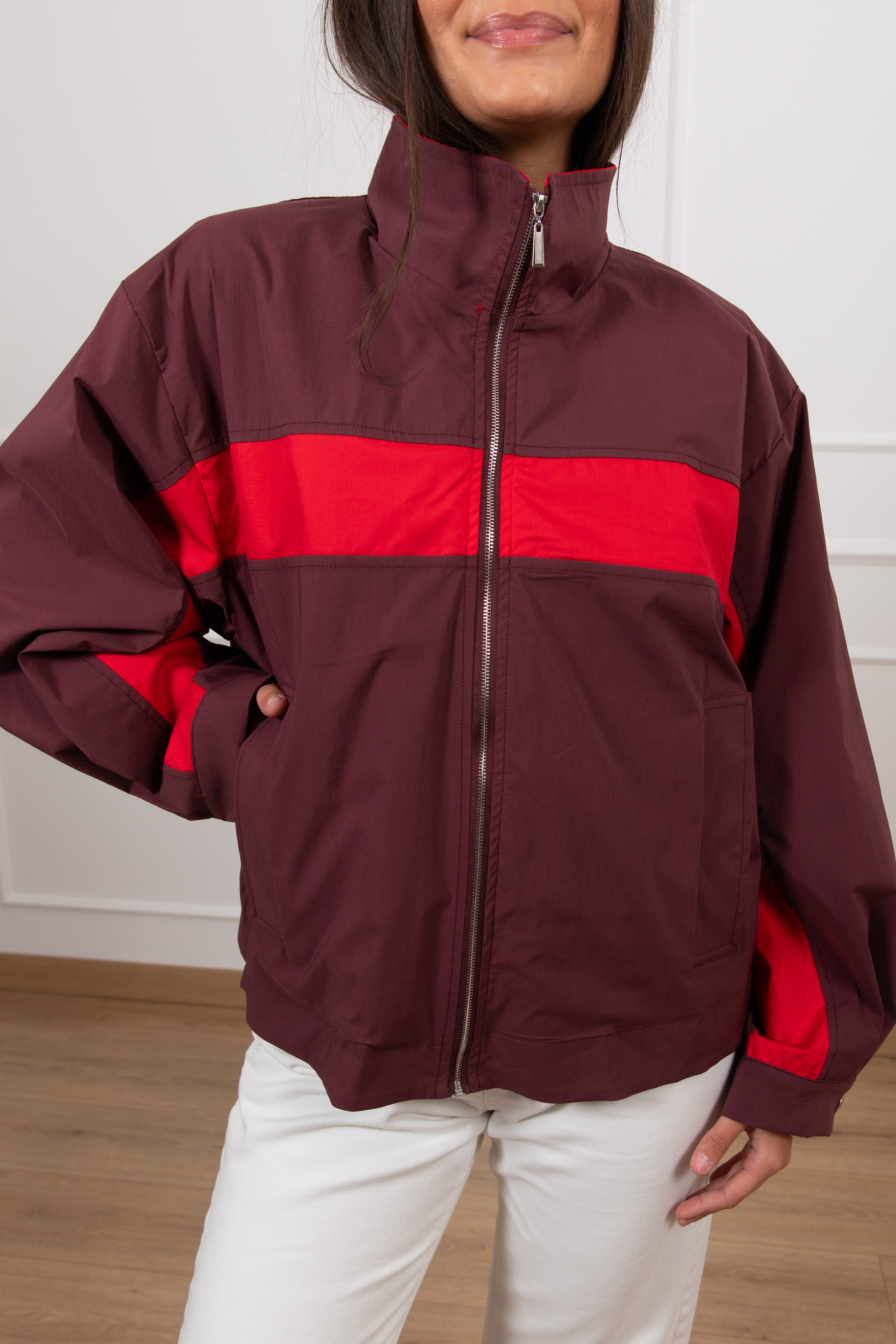 Bomber con banda Tensione IN