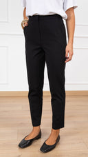 Pantalone a sigaretta punto milano variante nero Haveone