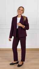 Pantalone sigaretta variante vino Haveone