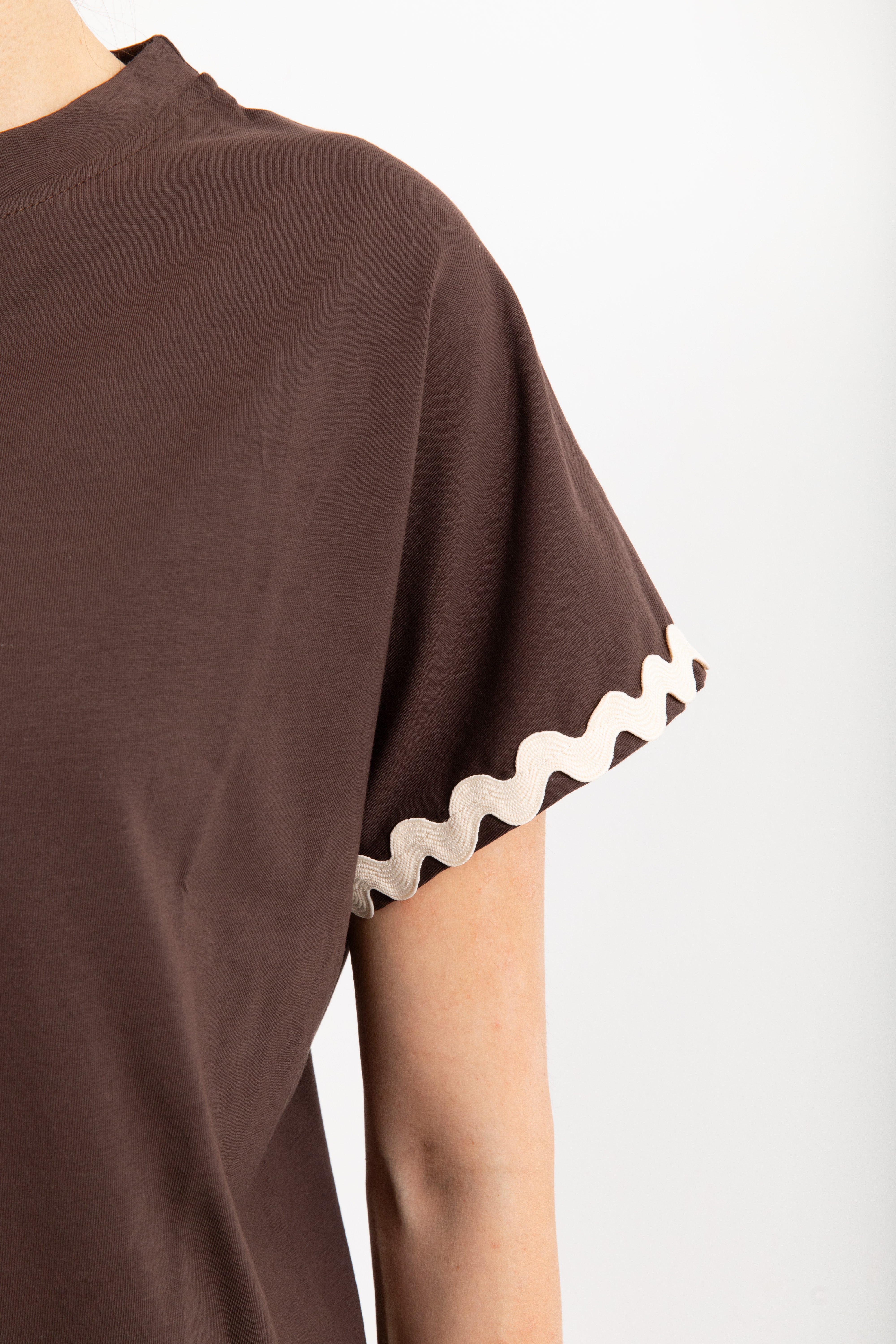 T-shirt con passamaneria onda Susy Mix