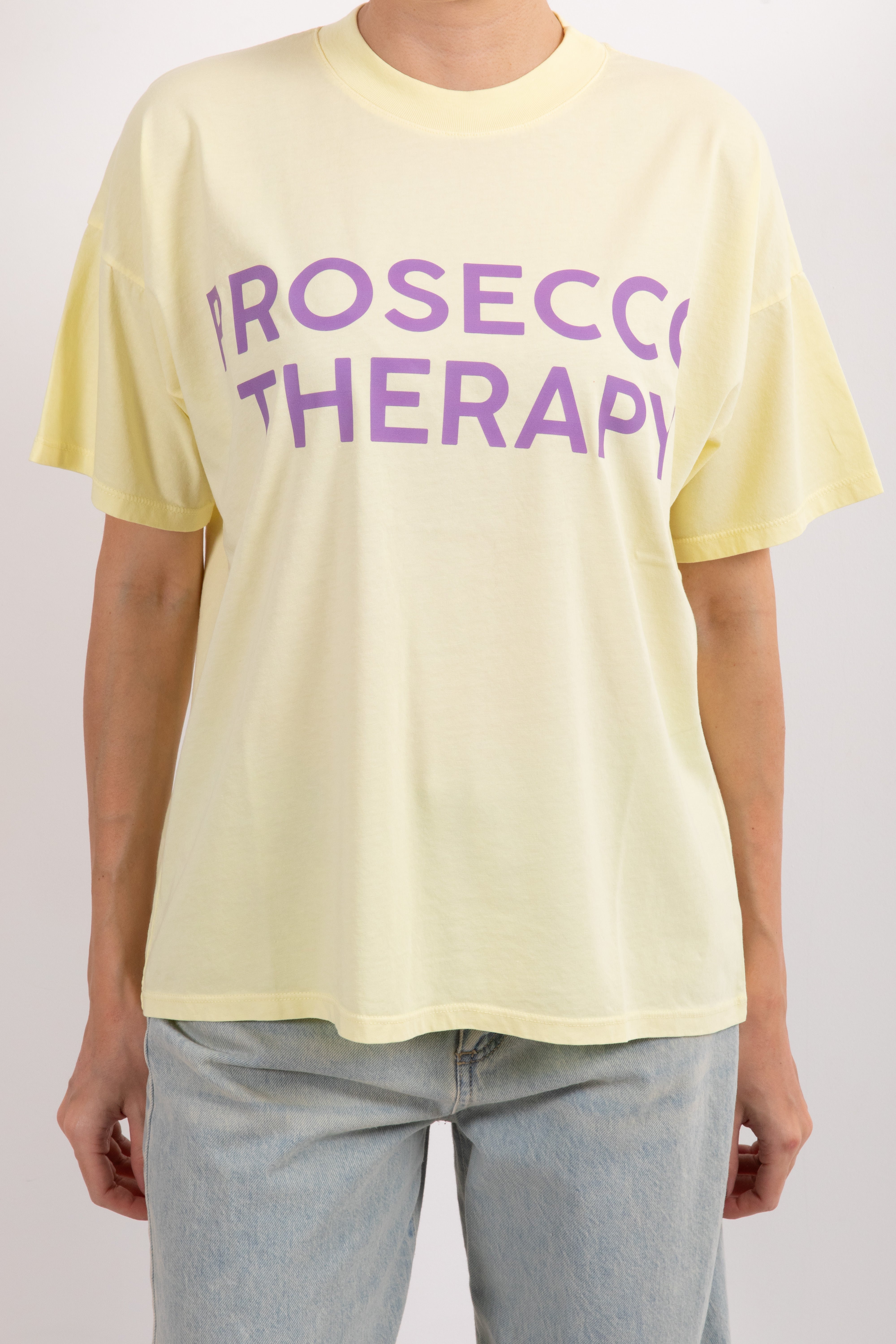 T-shirt over-size "Prosecco therapy" ViCOLO