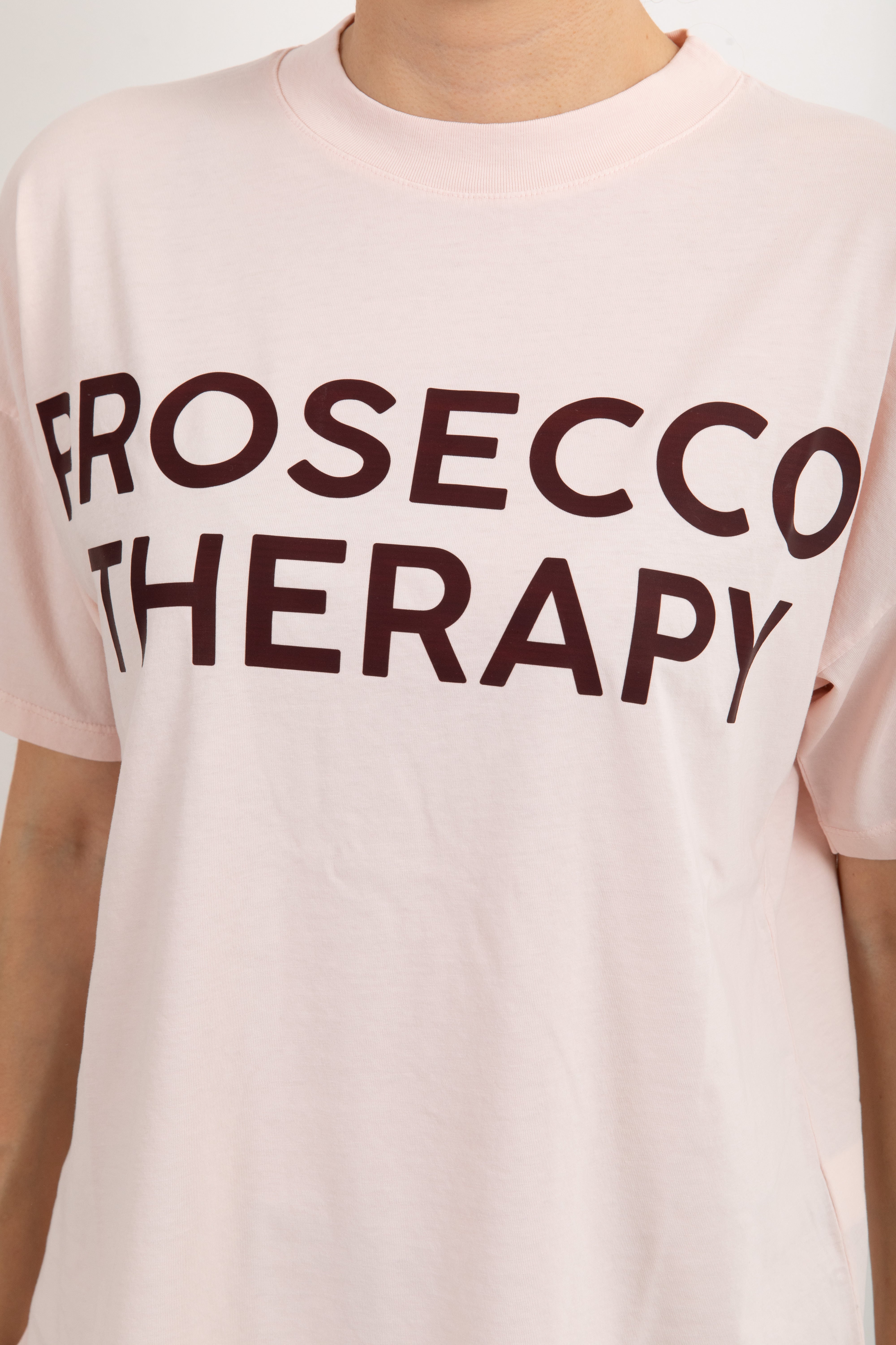 T-shirt over-size "Prosecco therapy" ViCOLO