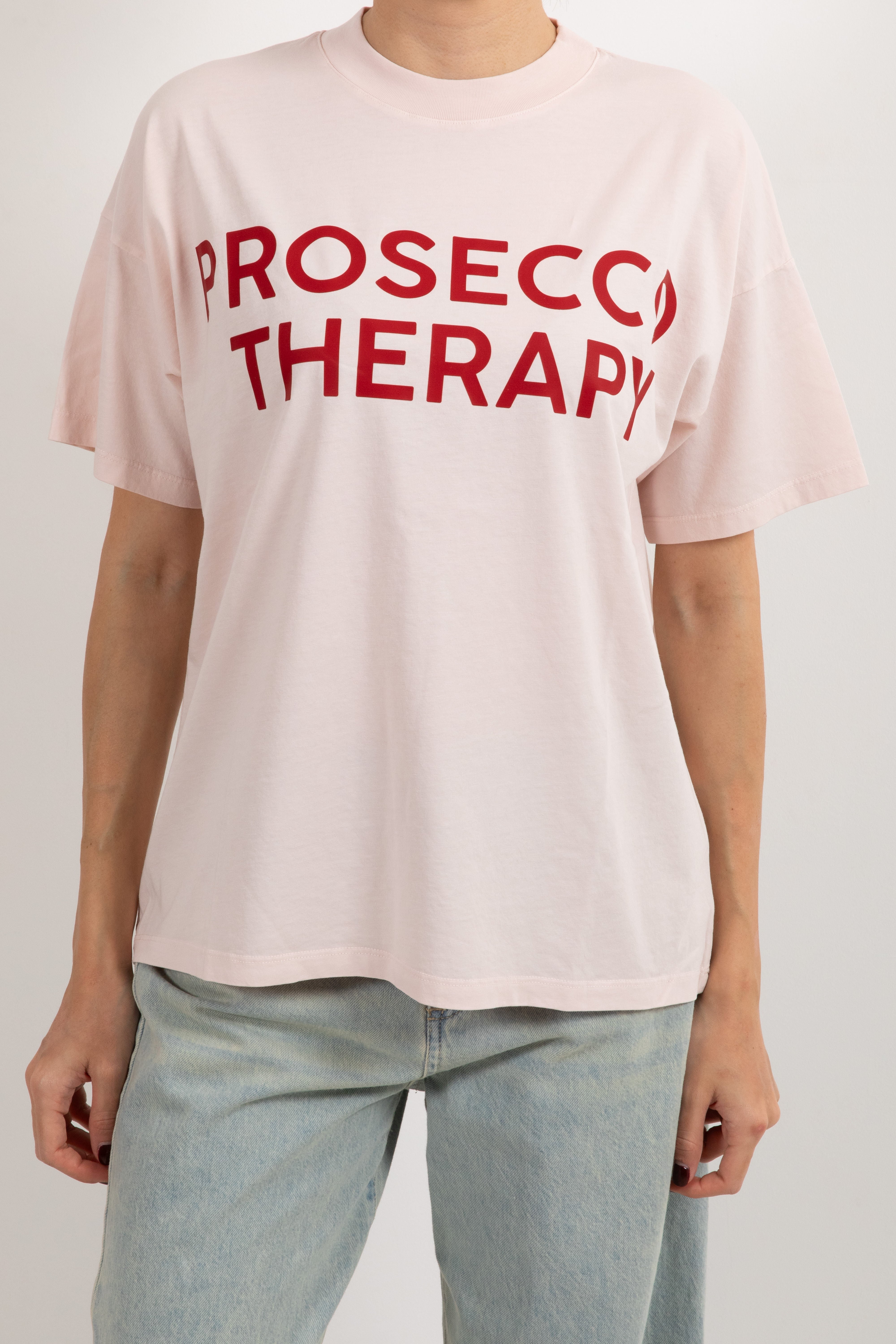 T-shirt over-size "Prosecco therapy" ViCOLO