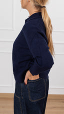 Polo in maglia variante blu Susy Mix