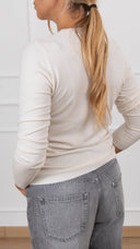 Maglia girocollo in viscosa variante naturale ViCOLO