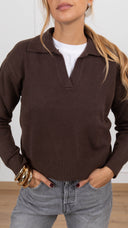 Polo in maglia variante moro Susy Mix