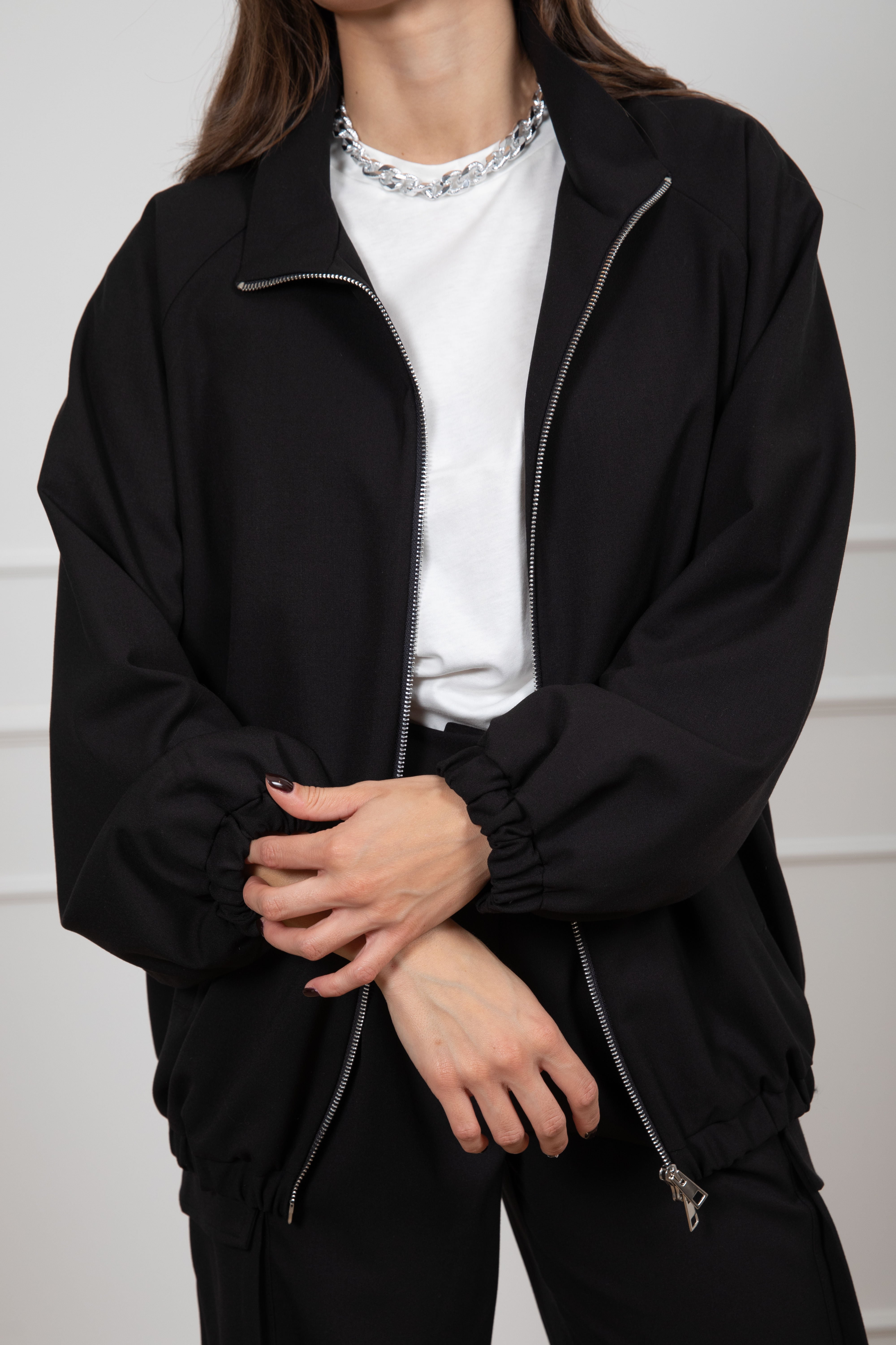 Bomber in viscosa Dixie
