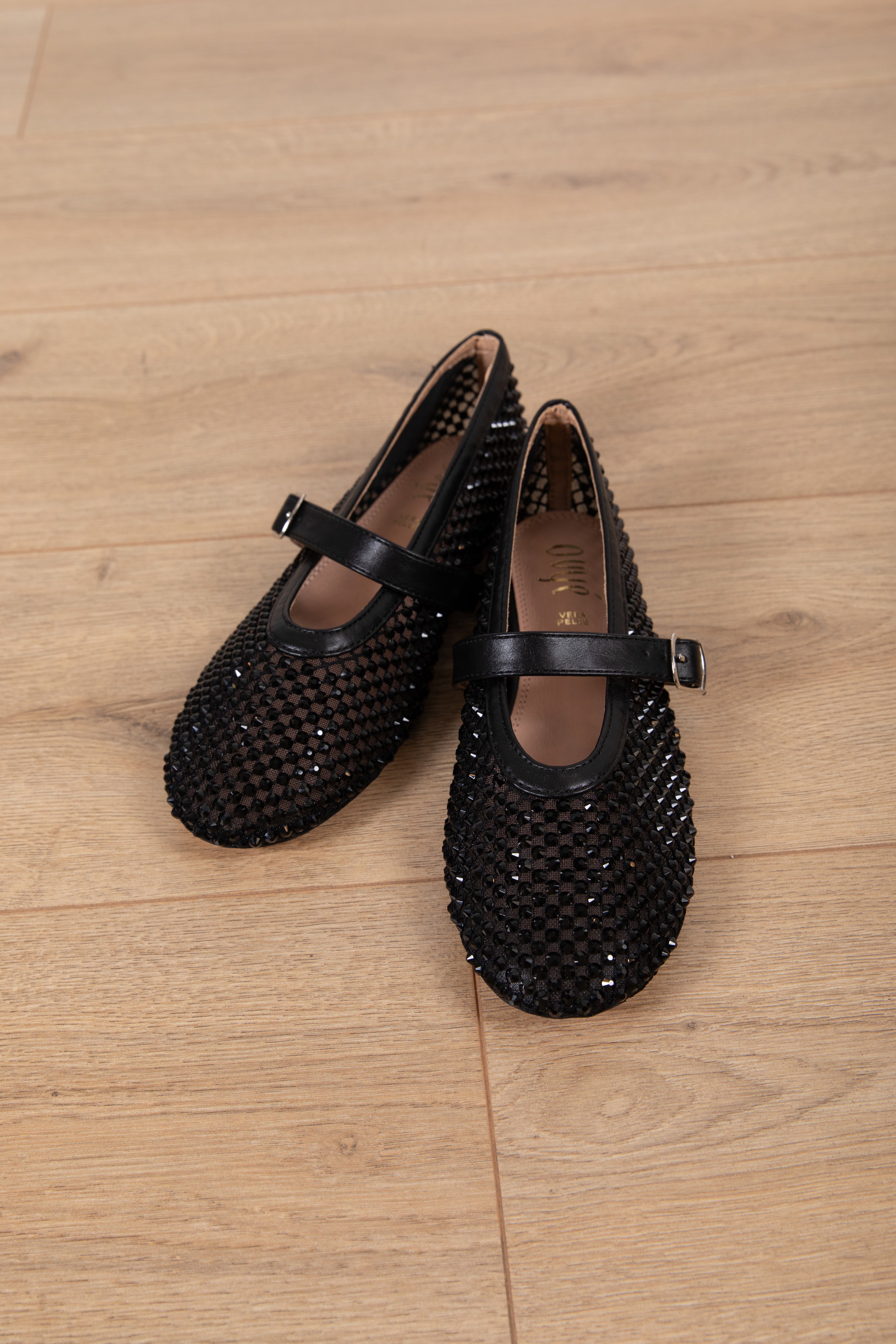 Ballerina a rete con strass Ovyè