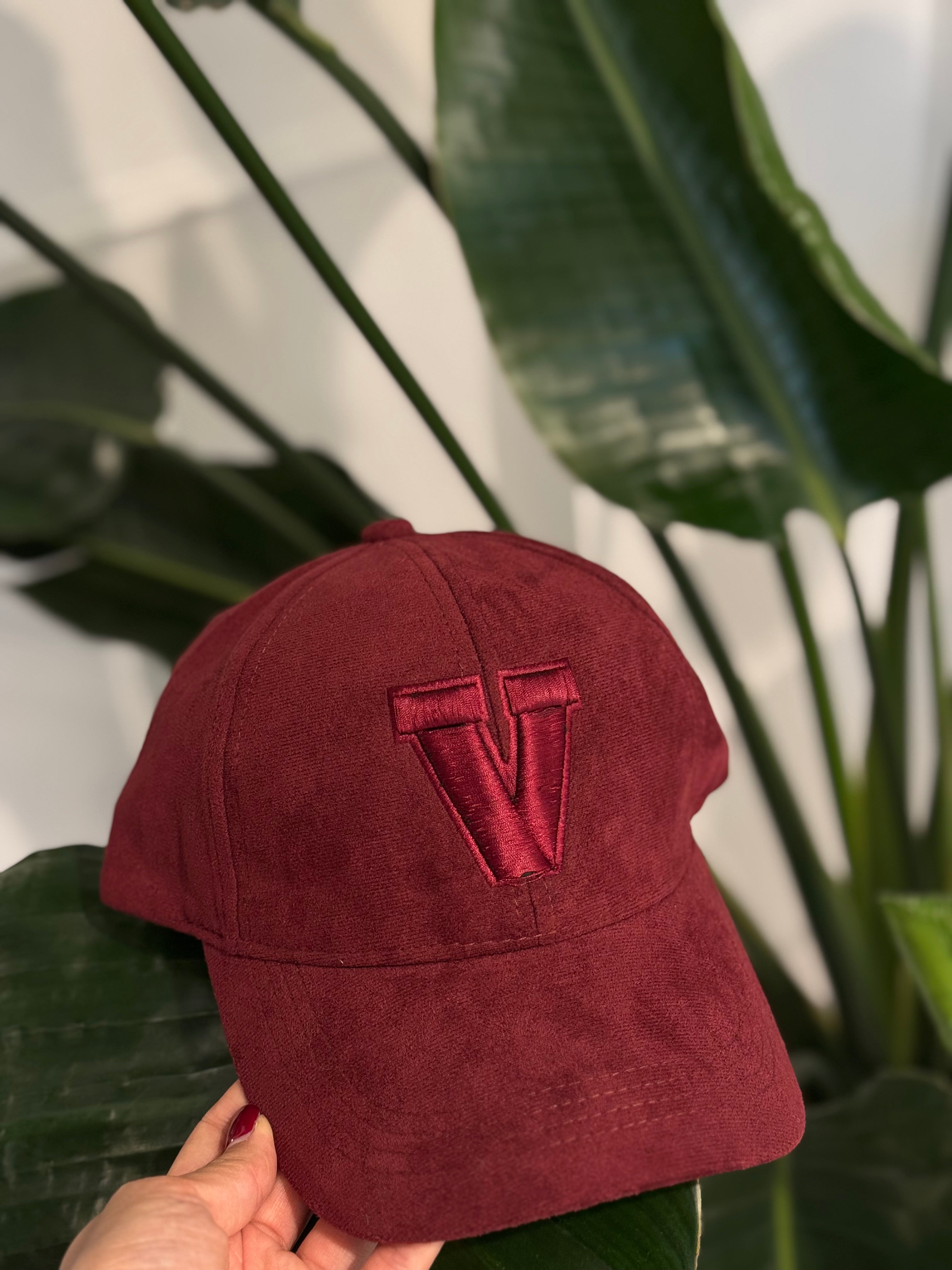 Cappello eco-camoscio monogram ViCOLO