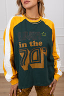 T-shirt con manica bi-color "In the 70's" Haveone
