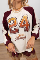 T-shirt bi-color "The slow mornings club" Haveone
