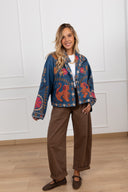 Jeans color egg-fit con elastico sul retro variante sigaro Susy Mix