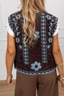 Gilet fantasia fiori Tensione IN