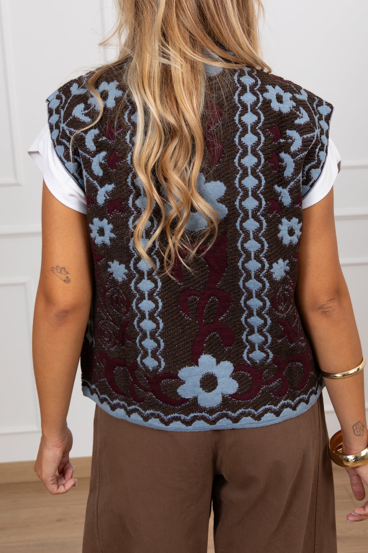 Gilet fantasia fiori Tensione IN