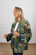 Kimono in ciniglia fantasia jungle Haveone