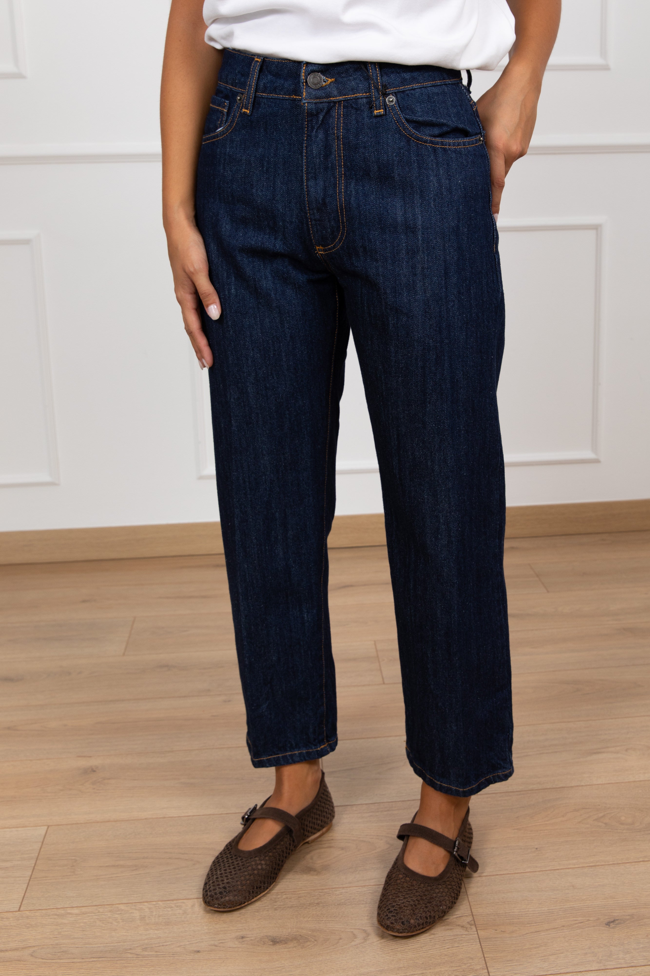 Jeans Tom Raw in tela originale Tensione IN