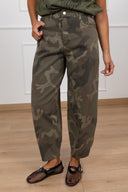 Jeans barrel-fit camouflage Susy Mix