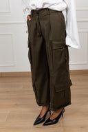 Pantalone cargo in viscosa variante militare ViCOLO
