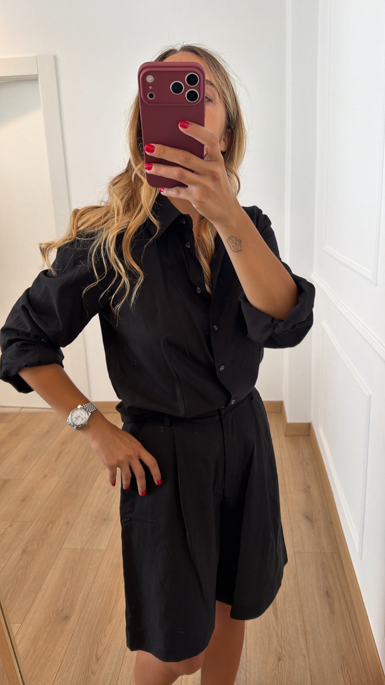 Camicia in lino e viscosa ViCOLO
