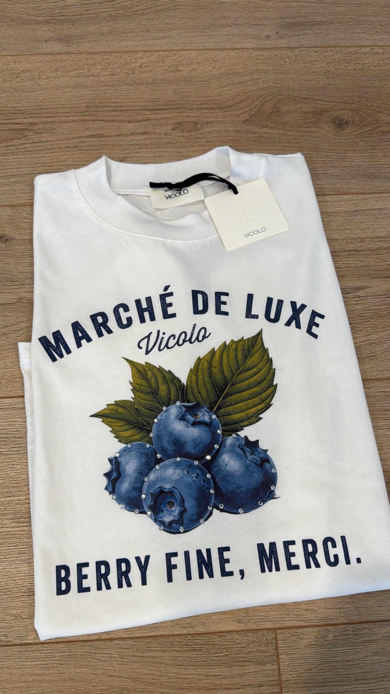 T-shirt over-size "Marchè de luxe" ViCOLO