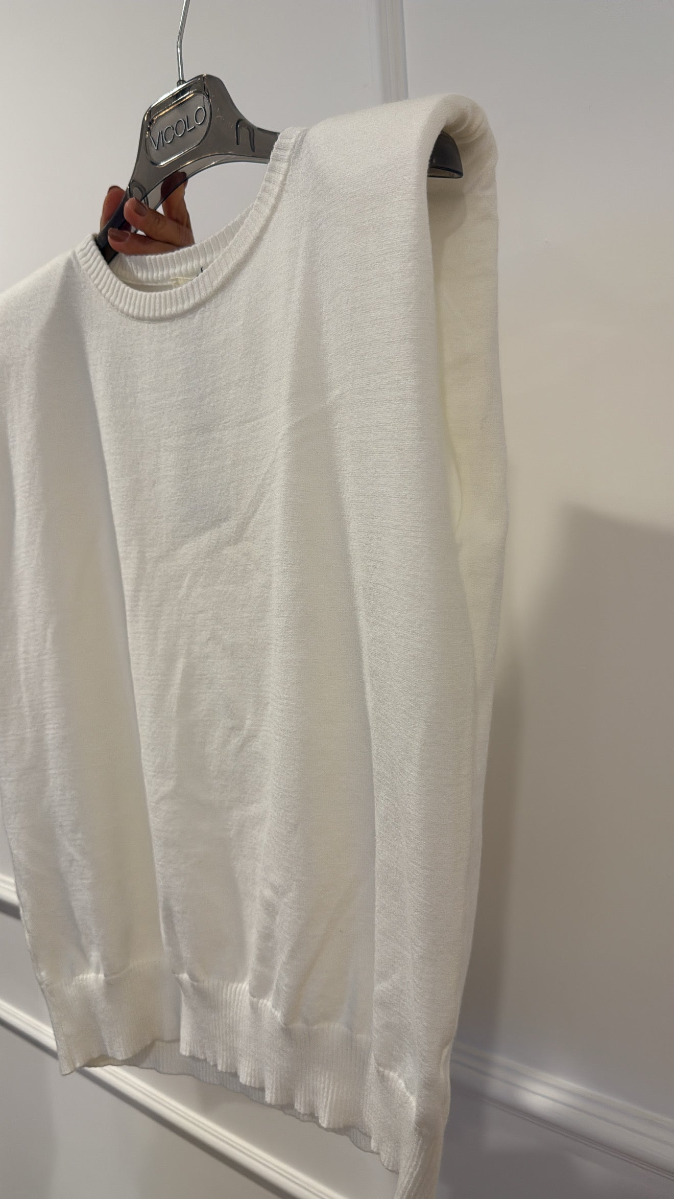 Gilet in maglia con spallina imbottita Vicolo