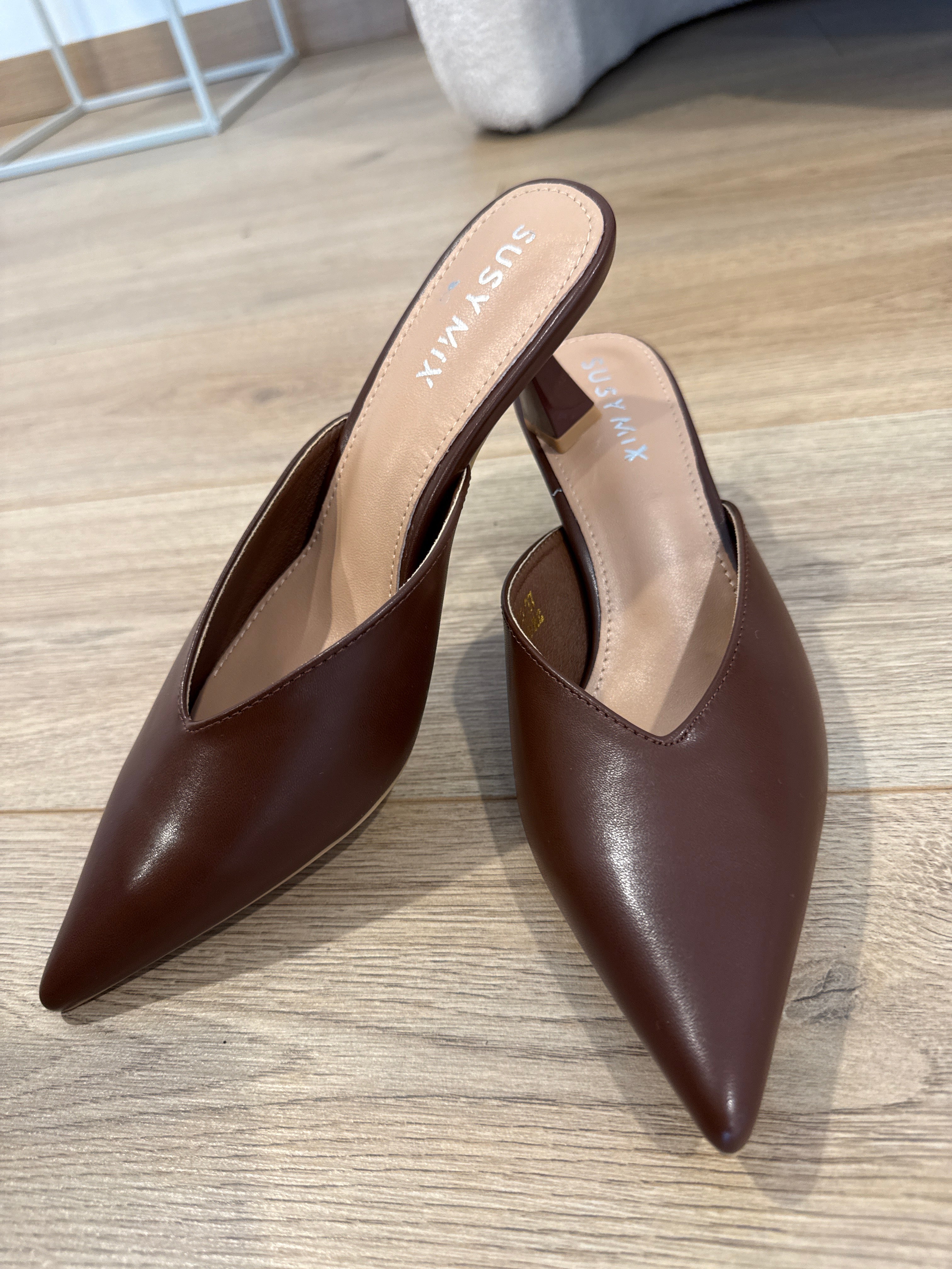 Sabot a punta in eco-pelle Susy Mix